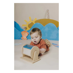 Petit Boum - Sensory Spinner | Natural Wood