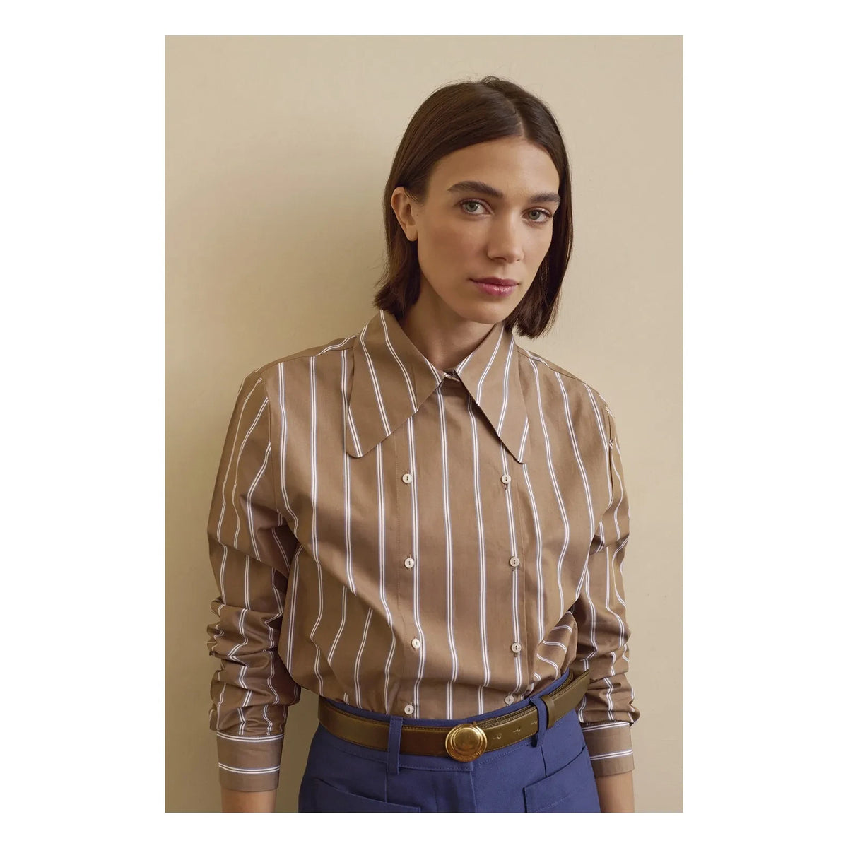 Maria de la Orden - Bailey Cotton Shirt | Light Brown