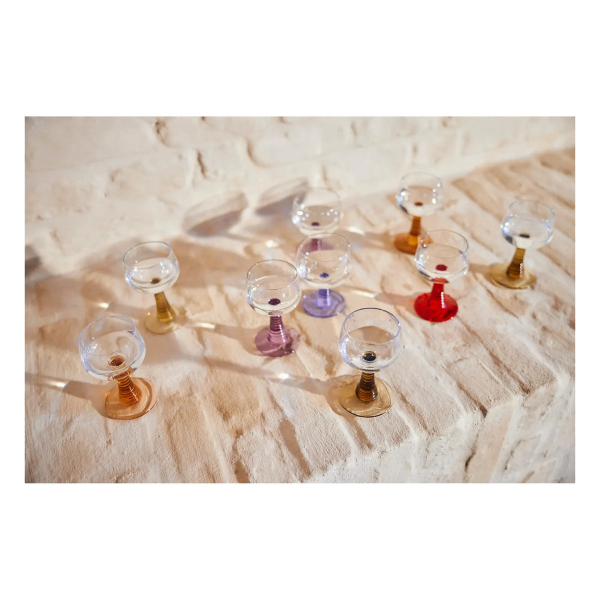 HKliving - Swirl Glass | Nude