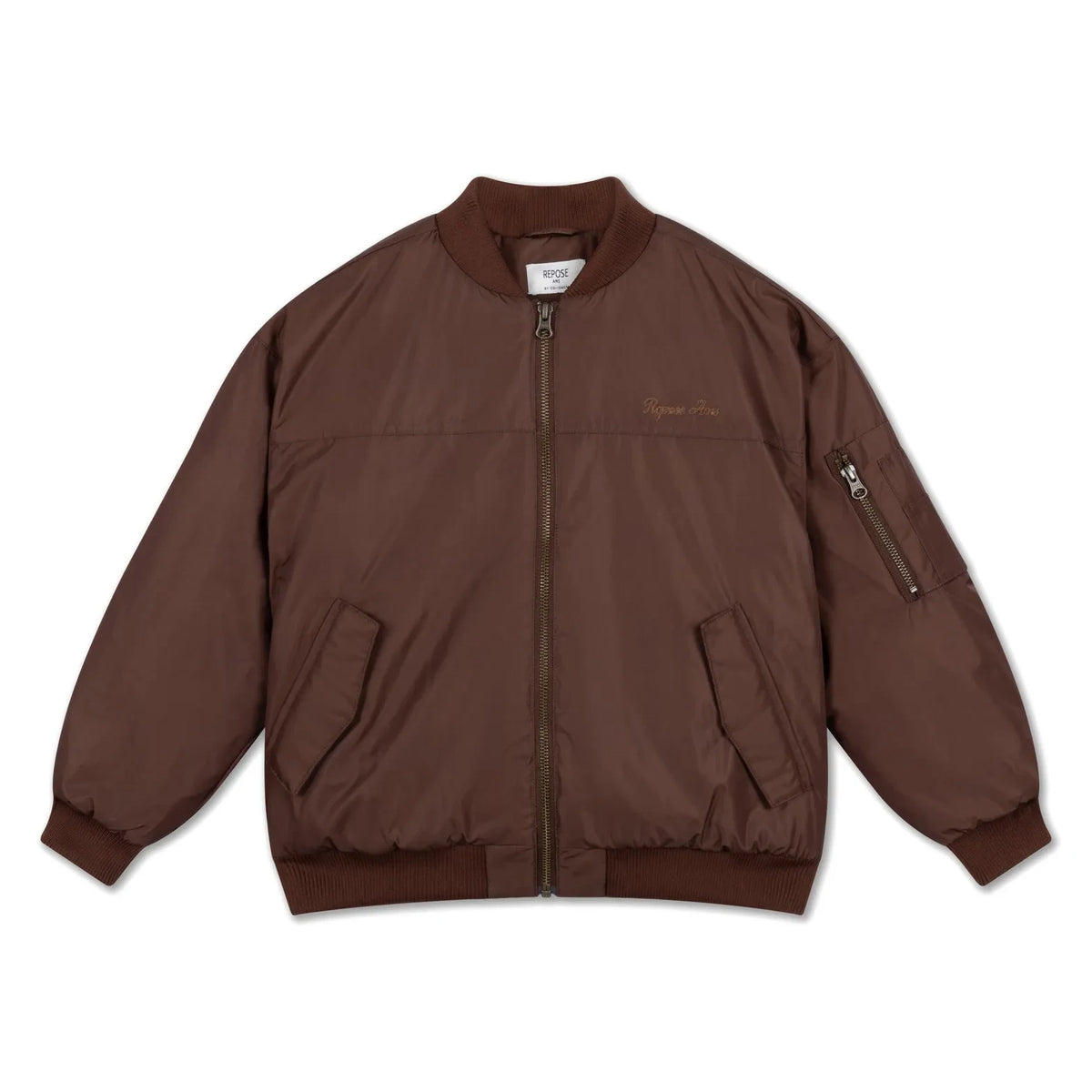 Repose AMS - Recycled Fiber Bomber Jacket | Brown