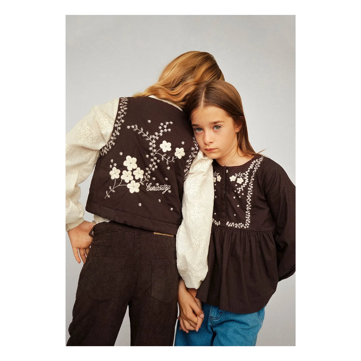 Molo - Rhonda embroidered blouse | Organic cotton | Brown