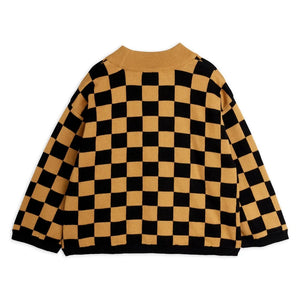 Mini Rodini - Damier organic cotton sweatshirt | Brown