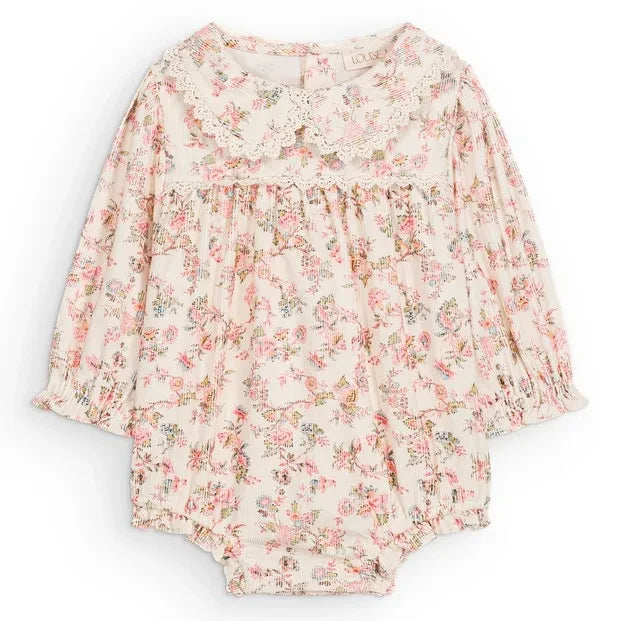Louise Misha - Chouchou Organic Cotton Romper | Cream