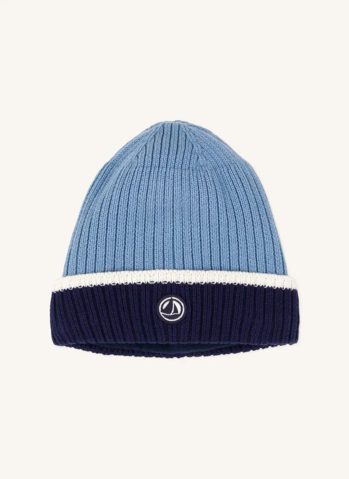 Petit Bateau - Color-Blocked Mesh Hat | Blue