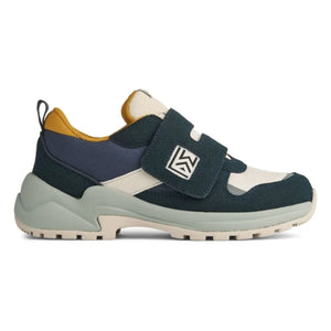 Liewood - Denisa Recycled Fiber Striped Sneakers | Navy