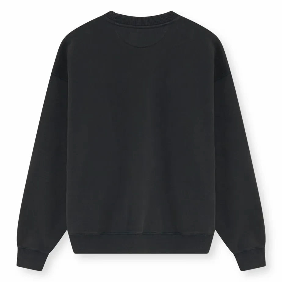 the new society - Cotton Logo Sweatshirt | Dark Gray