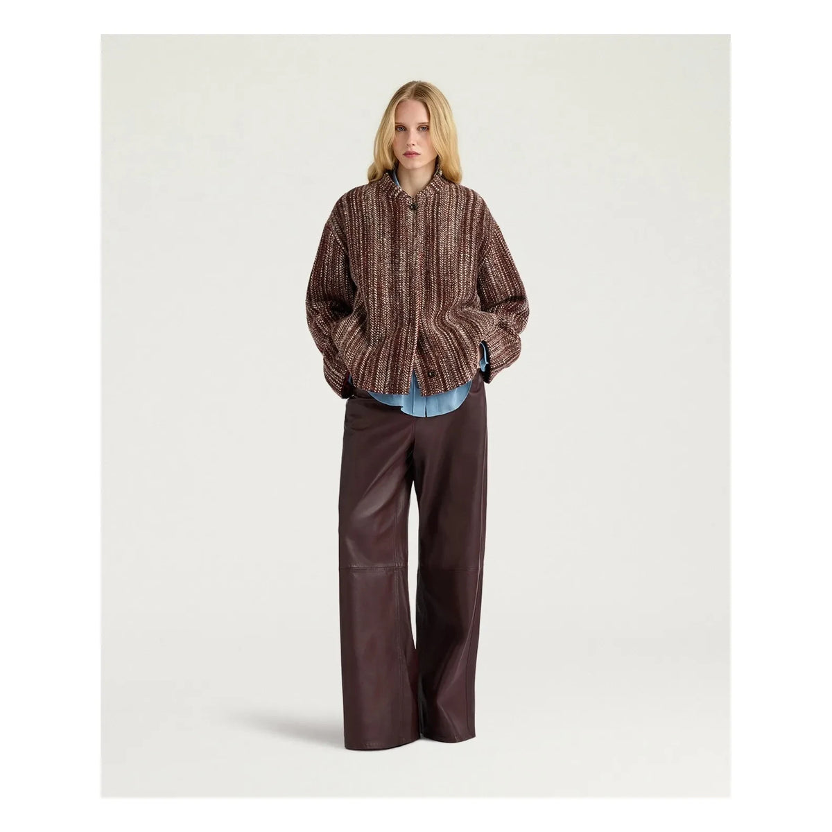 Momoni - Serk Irrisé Jacket | Burgundy