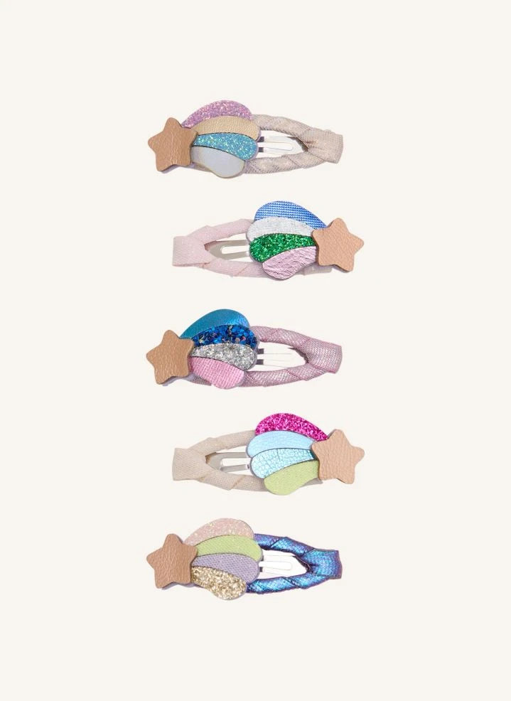 Mimi & Lula - 5 Star Clip Set | Pale Pink