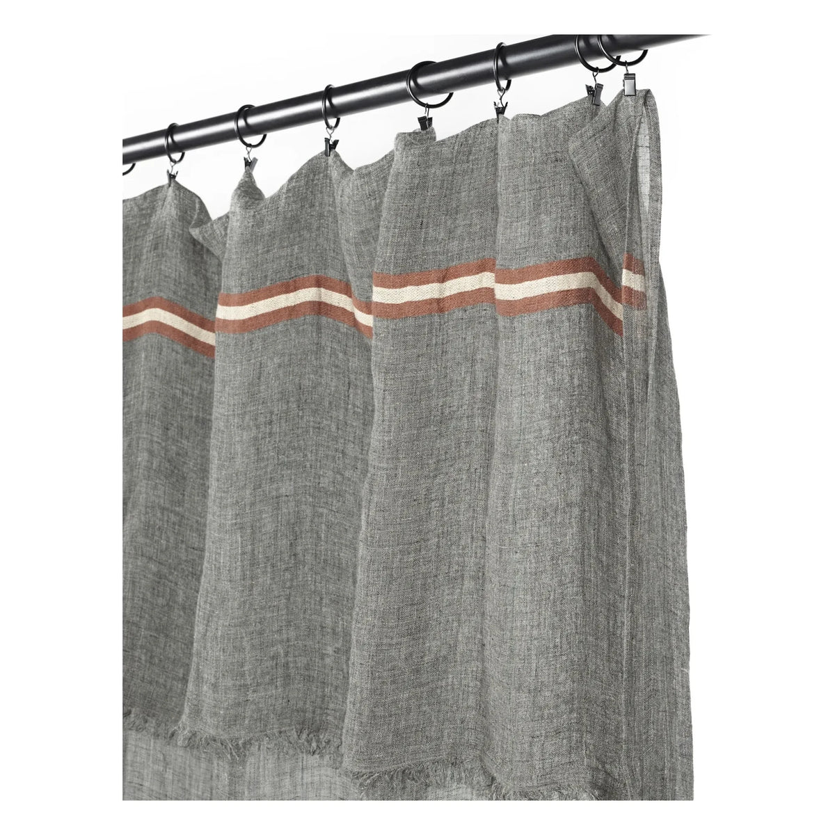 Libeco - Arlo Linen Curtain | Charcoal