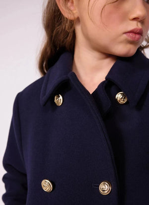 Petit Bateau - Wool peacoat | Navy