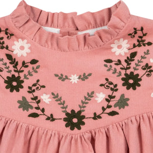 Bonton - Pauline Embroidered Dress | Pink