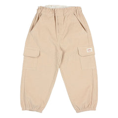 Búho - Soft Velours Organic Cotton Cargo Pants | Sand