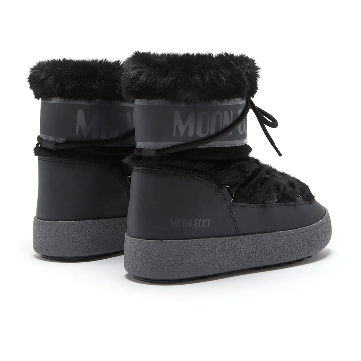 Moon Boot - Ltrack Faux Fur Waterproof Boots | Black