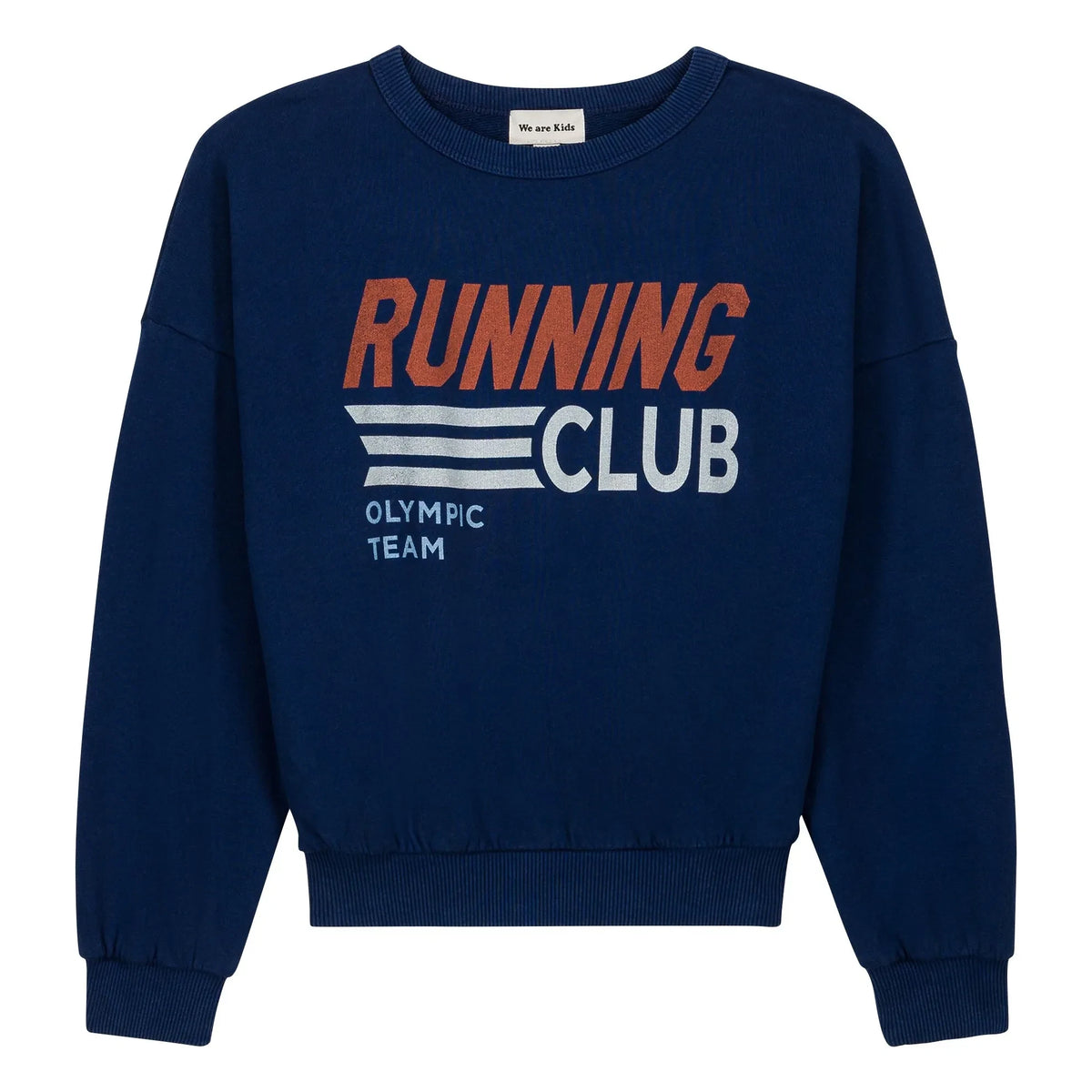 We Are Kids - Tony Running Club Organic Cotton Sweatshirt | Dark Blue