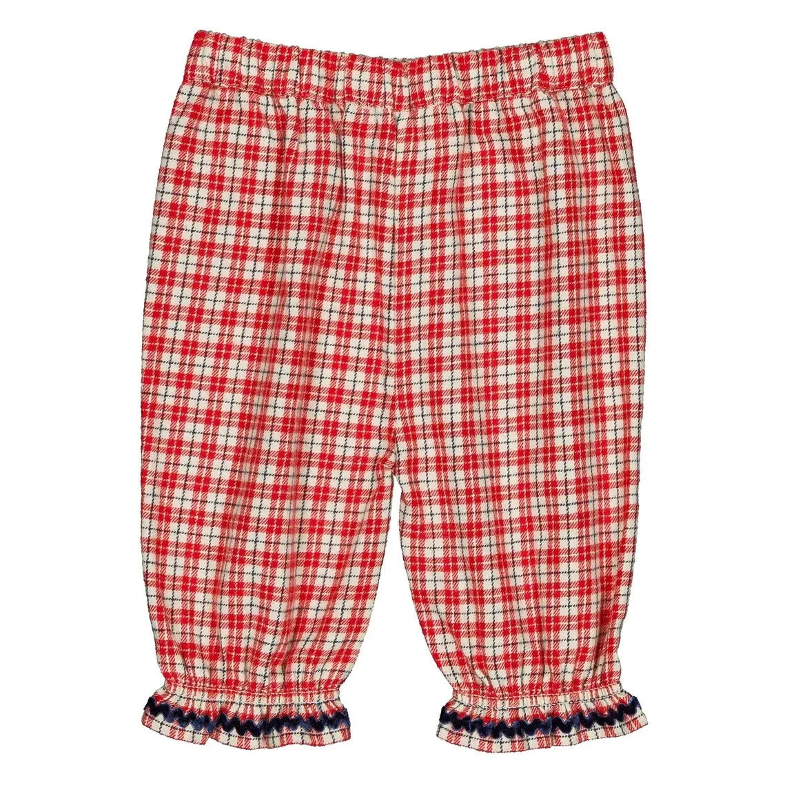 Hello Simone - Cute Checkered Pants | Red