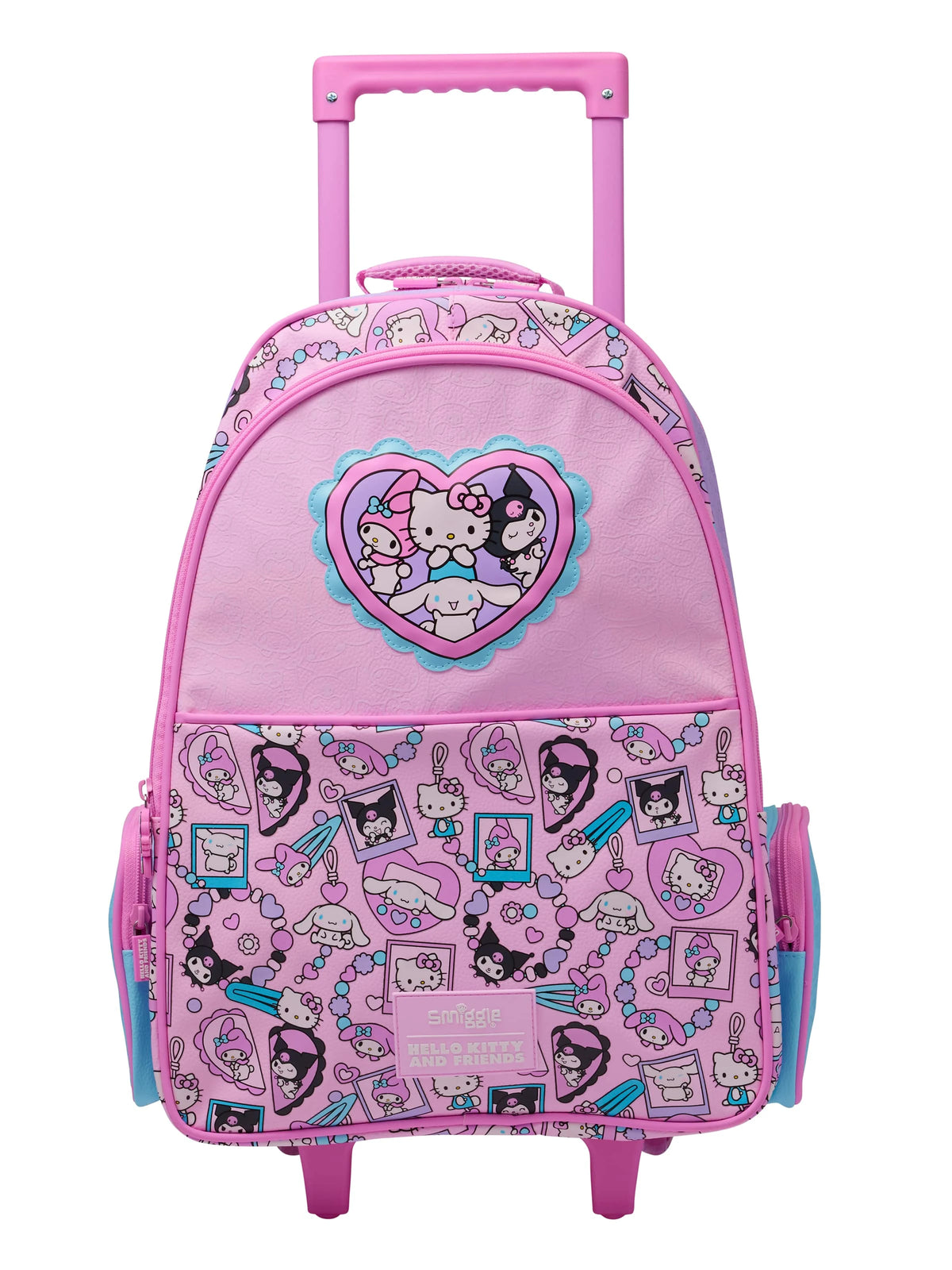 Smiggle - Hello Kitty and Friends Light-Up Wheeled Backpack and Trolley Bag