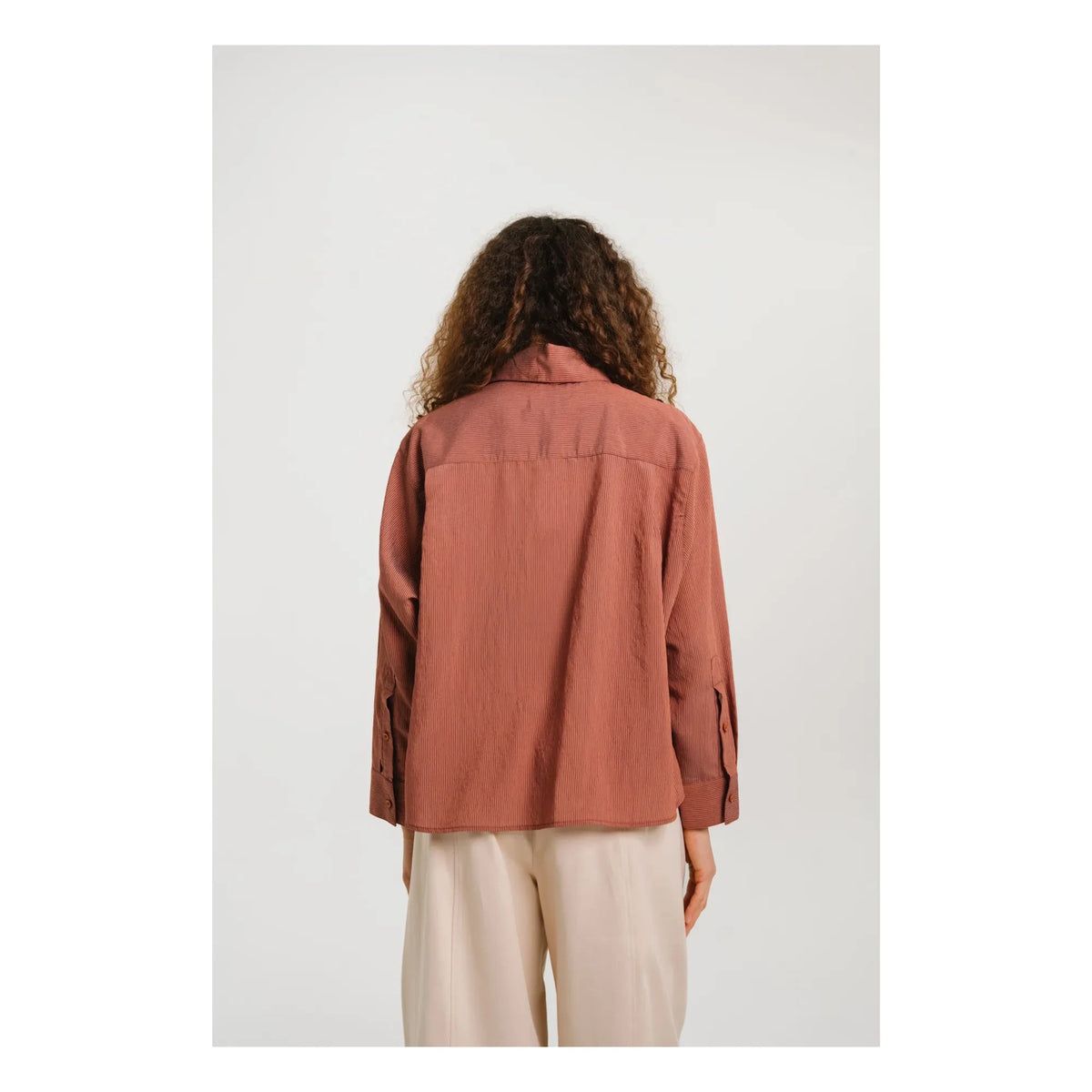 Sacrécoeur - Charlie scarfed shirt | Red
