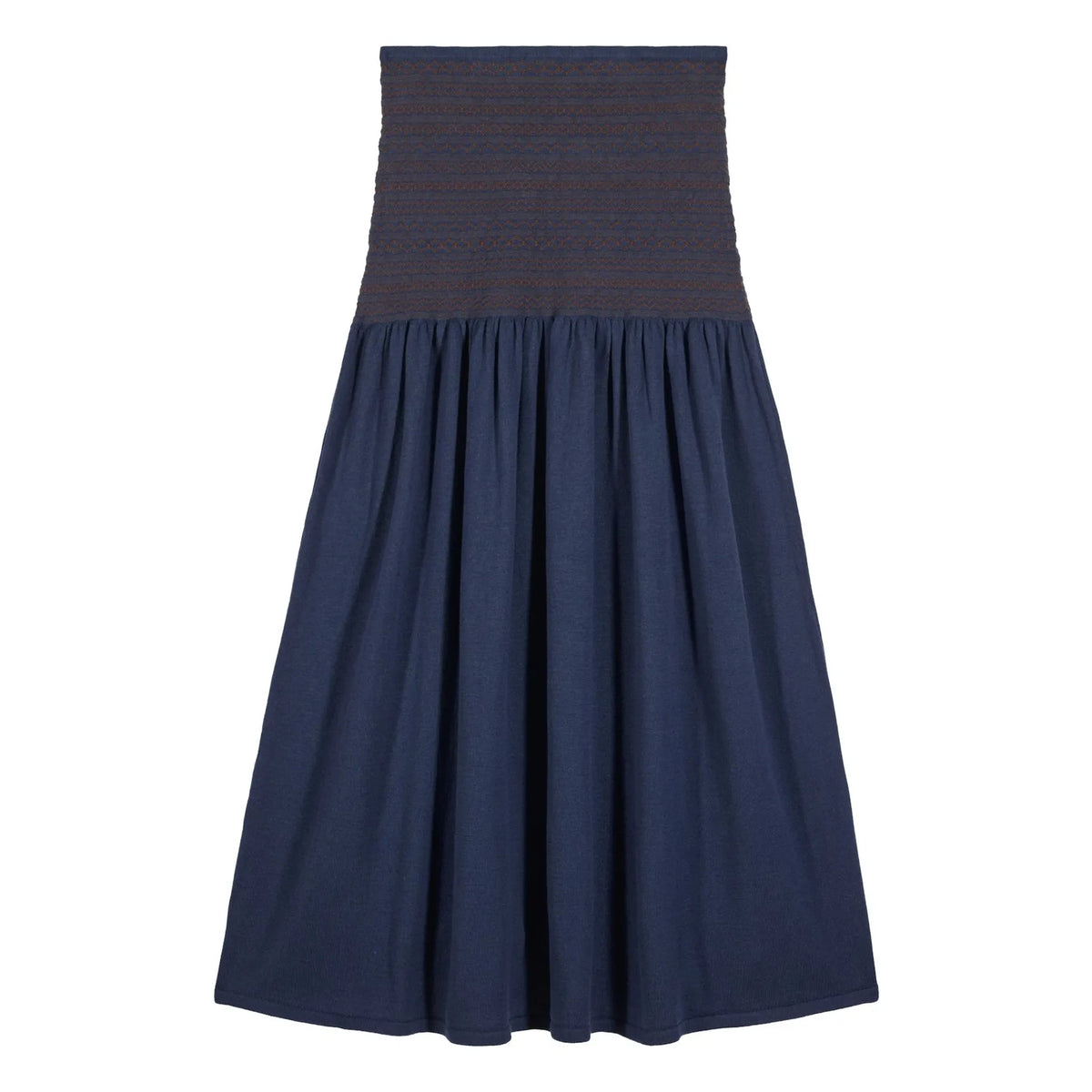 Maria de la Orden - Owl Knit Skirt | Navy