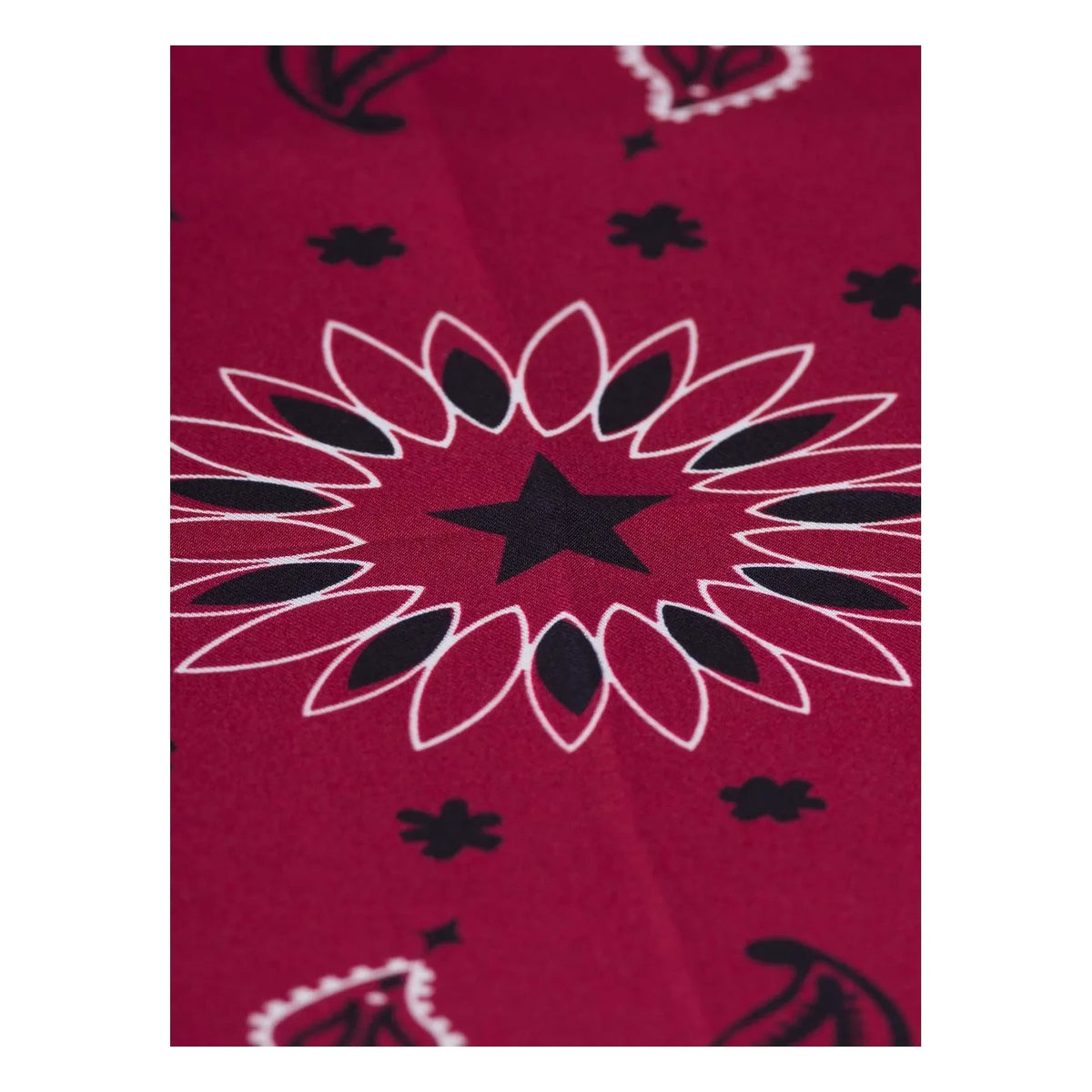 Call it by your name - Bandana Small Etoile Soie | Burgundy