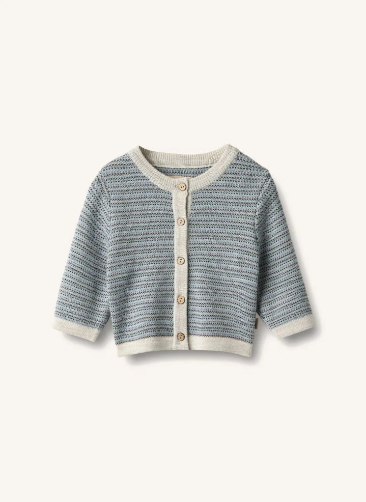 Wheat - Nico Merino Wool Cardigan | Mavi