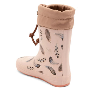 bisgaard - Barefoot Feather Rain Boots | Pale Pink