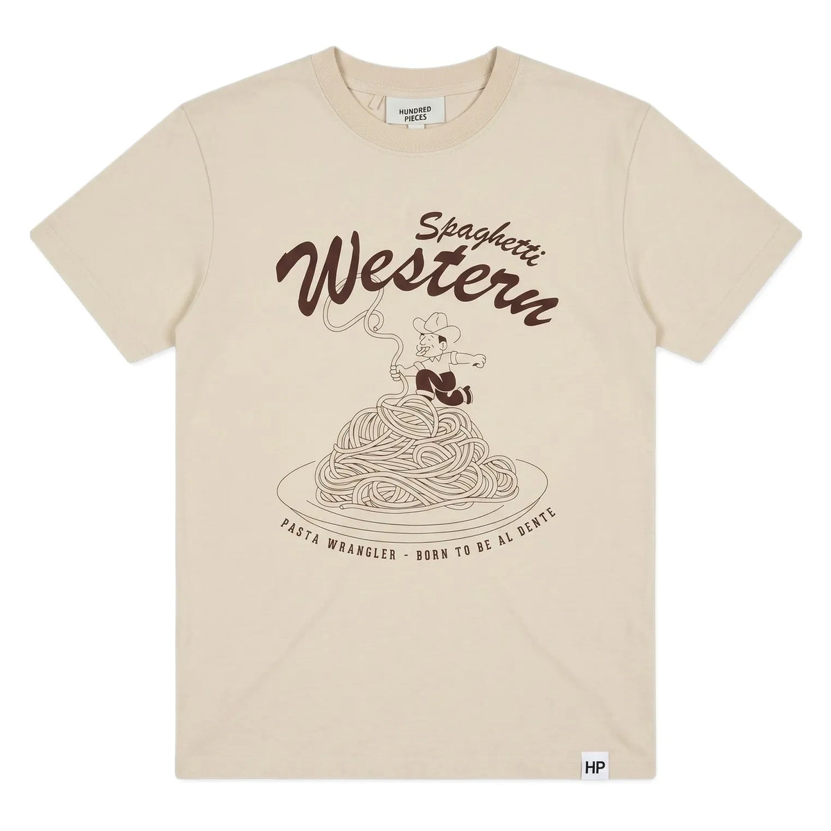 Hundred Pieces - Finn Spaghetti Organic Cotton T-Shirt | Off-white