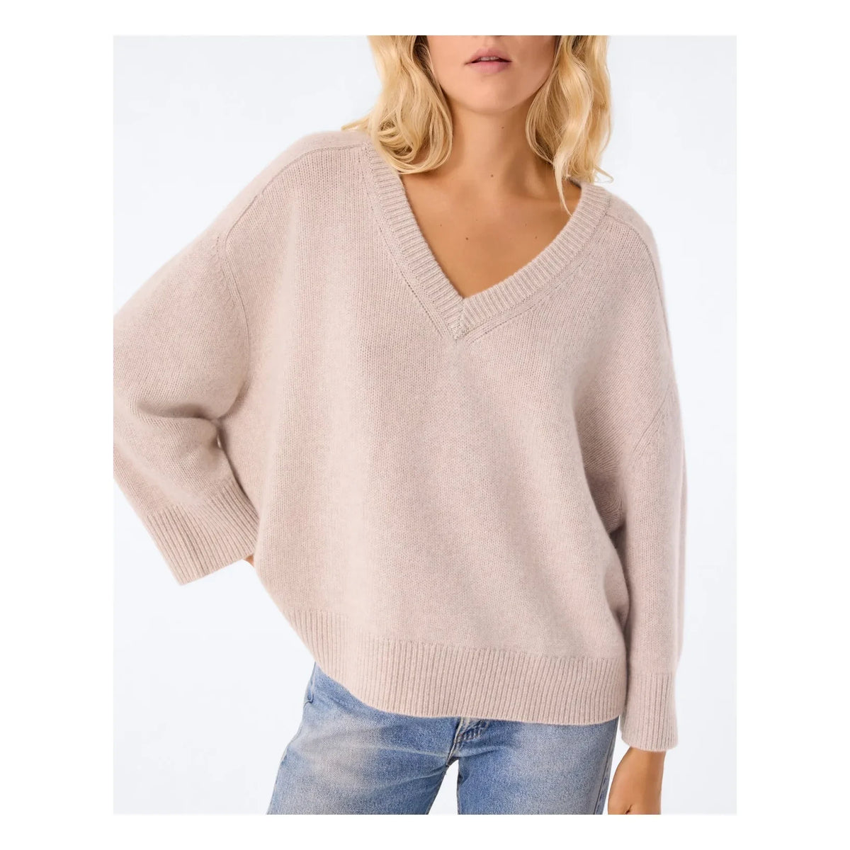 Kujten - Divee Cashmere Sweater | Oatmeal
