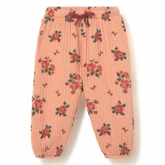 Cozmo - Beca Floral Trousers | Peach