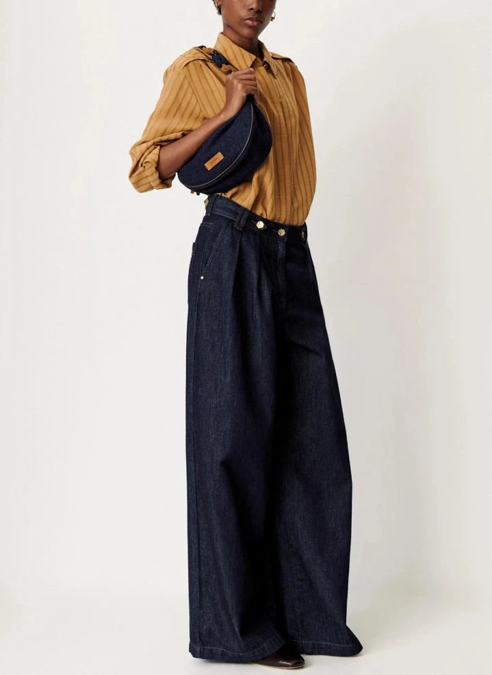 Sessùn - Dievo organic cotton shirt | Orange
