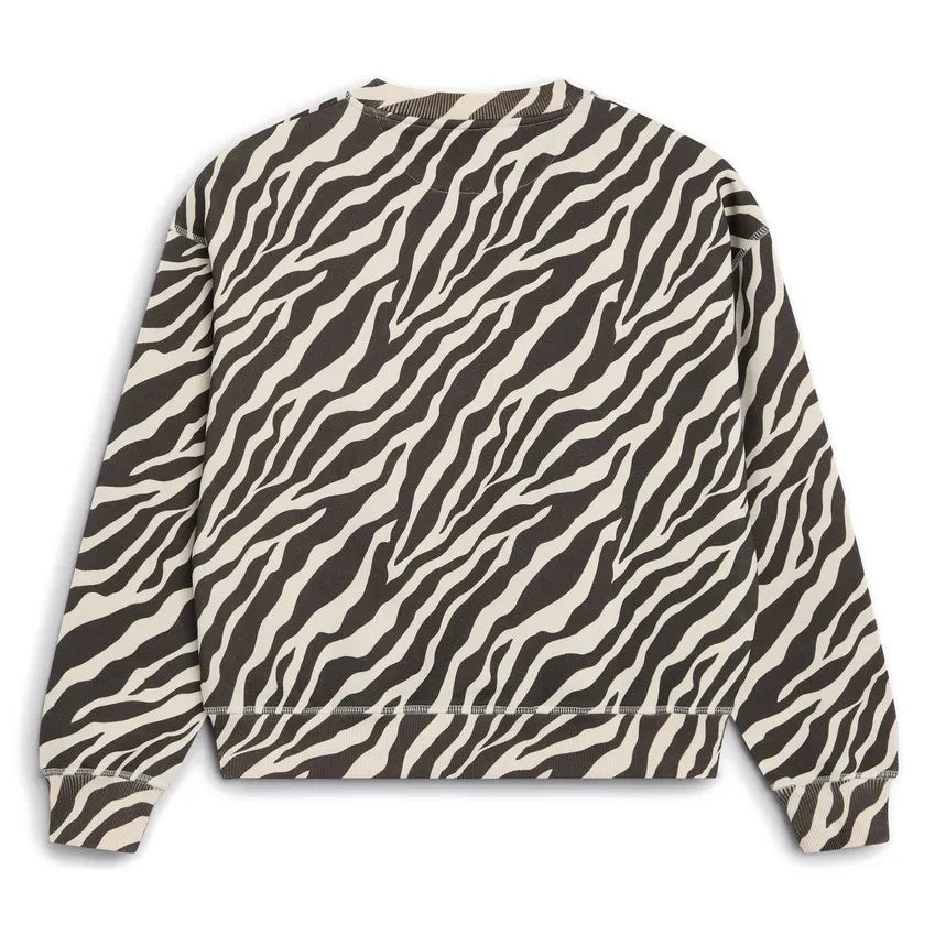 the new society - TNS Zebra Logo Sweatshirt | Black