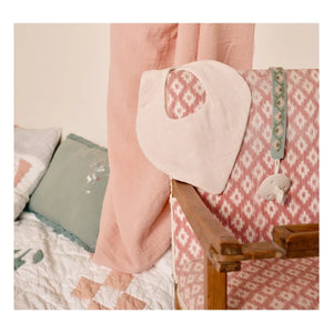 Editions Aimable - Bandana Brigitte - 2-piece set | Raspberry Stripes Poplin