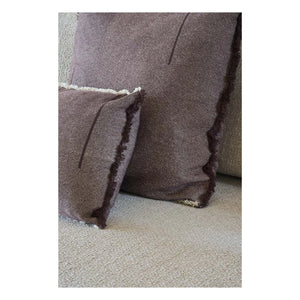 Lorena Canals - Square Striped Pillow | Coffee