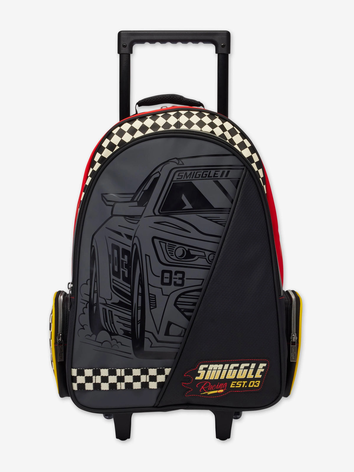 Smiggle - Pit Stop Light-Up Wheeled Trolley and Backpack