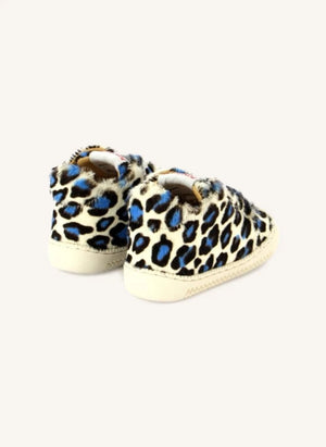Pom d'Api - Yaka Speed Leopard Sneakers | White