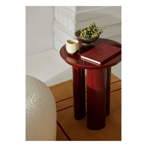 & Tradition - Tung JA3 Side Table | Dark Red