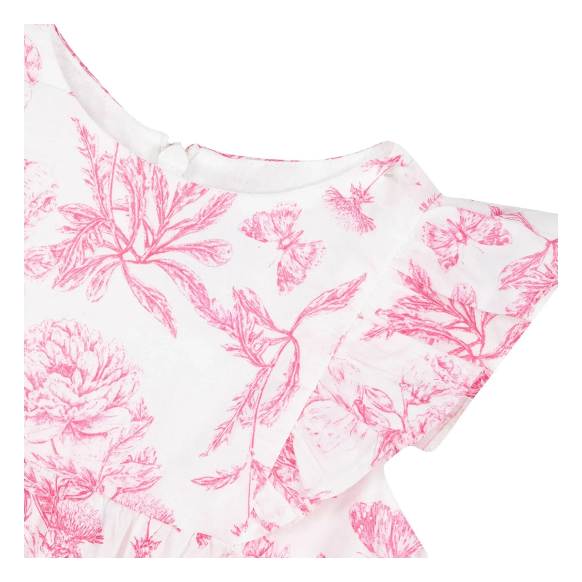 Tartine et Chocolat - Toile de Jouy Inspired Floral Jumpsuit | Pink