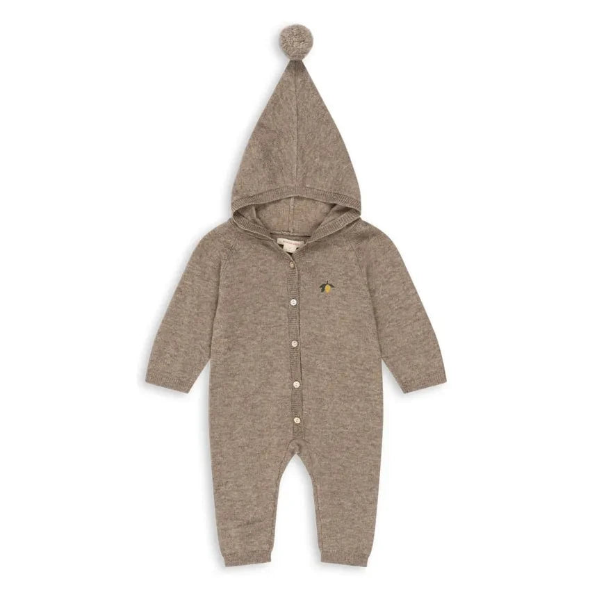 Konges Sløjd - Mattou Wool Romper | Light Brown