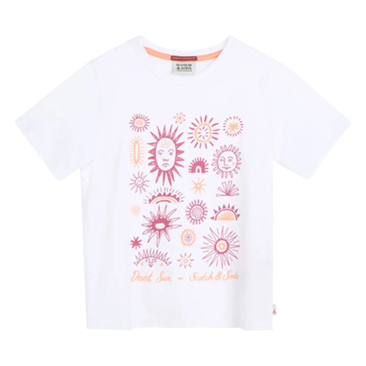Scotch & Soda - Floral Pattern T-Shirt | White