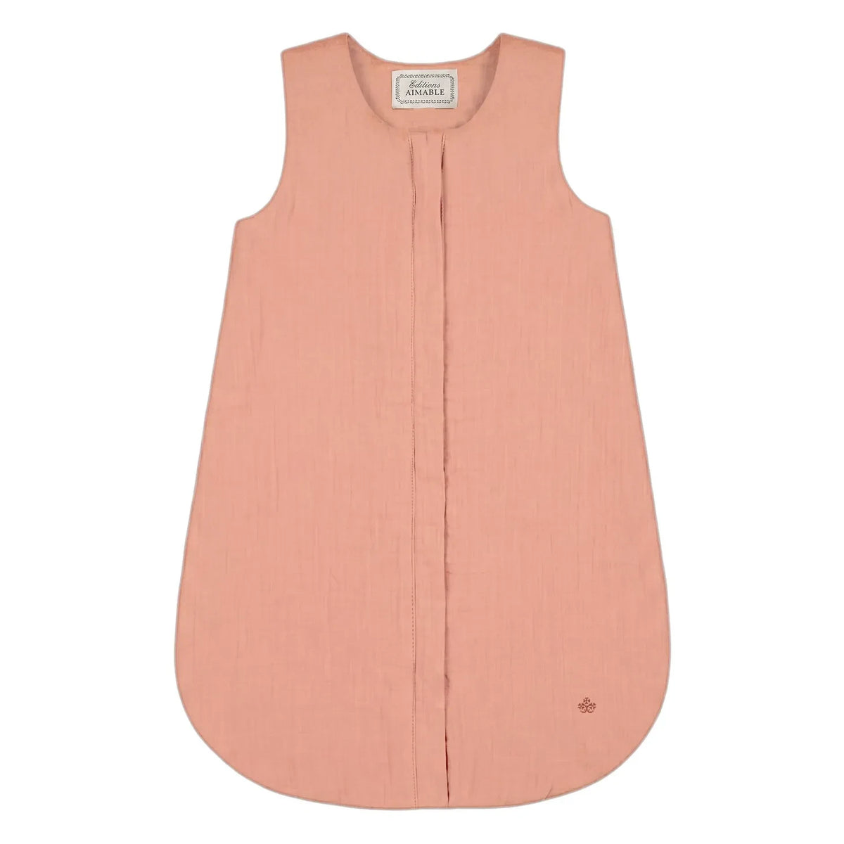Editions Aimable - Gaston winter sleeping bag | Old Rose Gauze