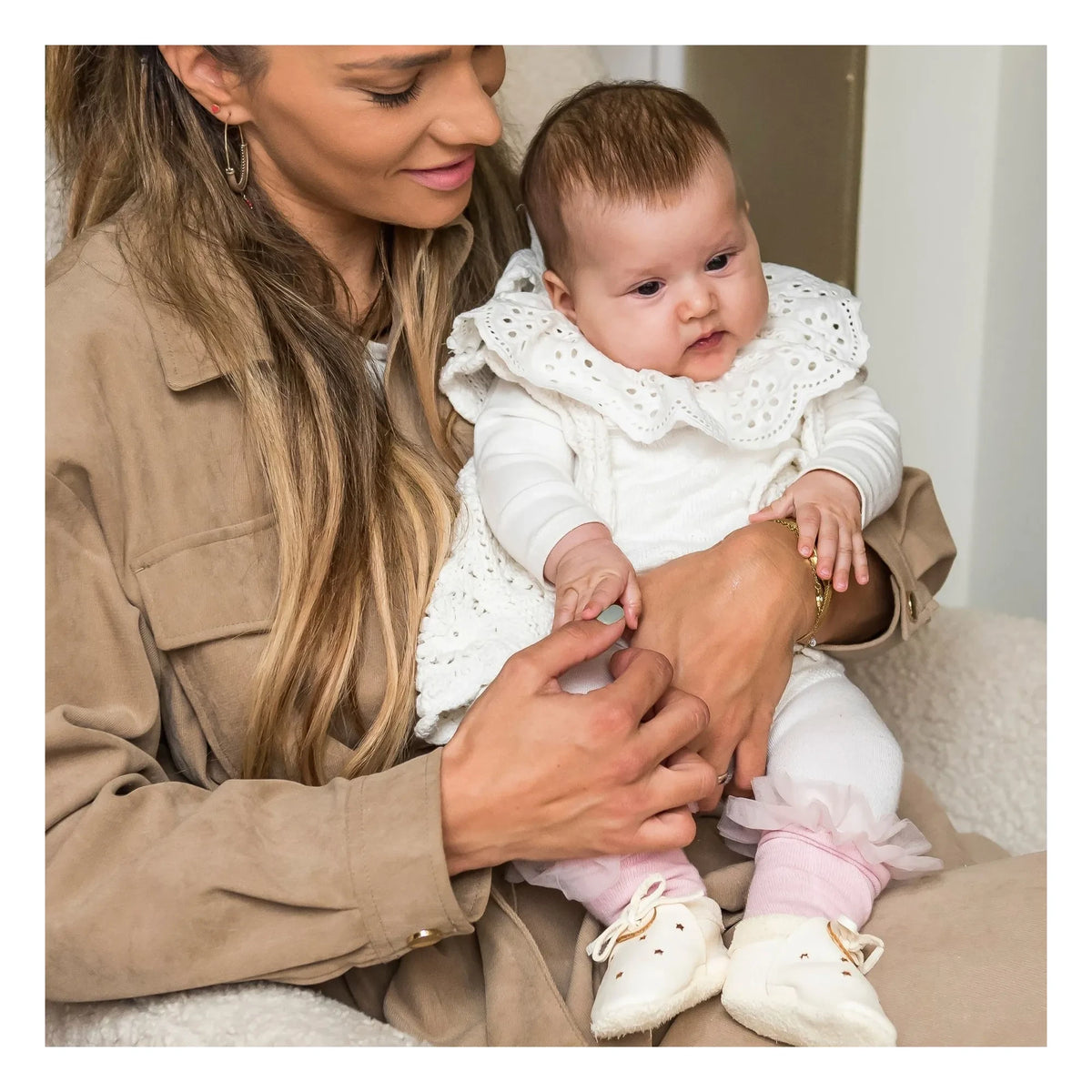 Baobaby - Star Slippers | Off-white