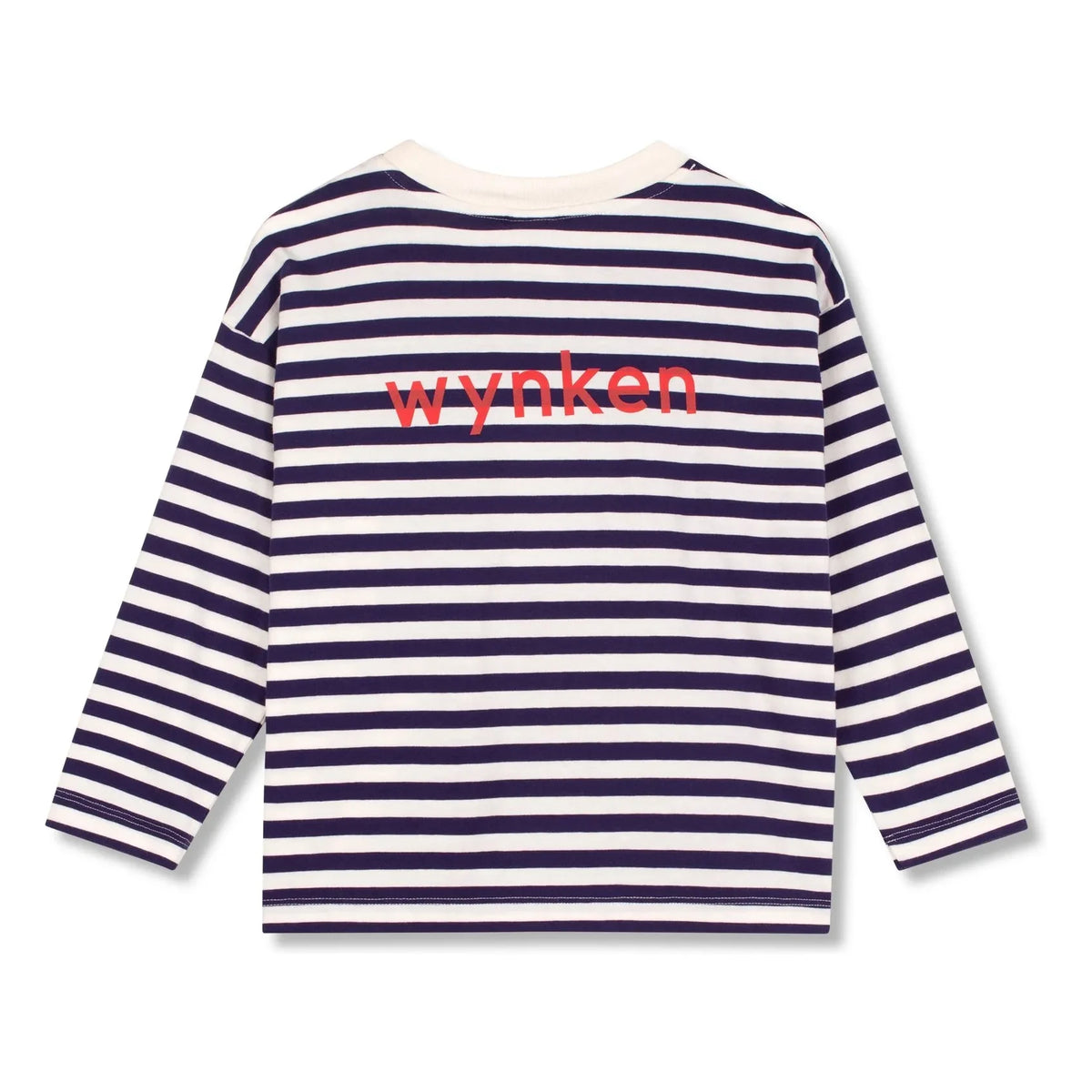 Wynken - T-shirt with striped pockets Organic cotton | Navy Blue