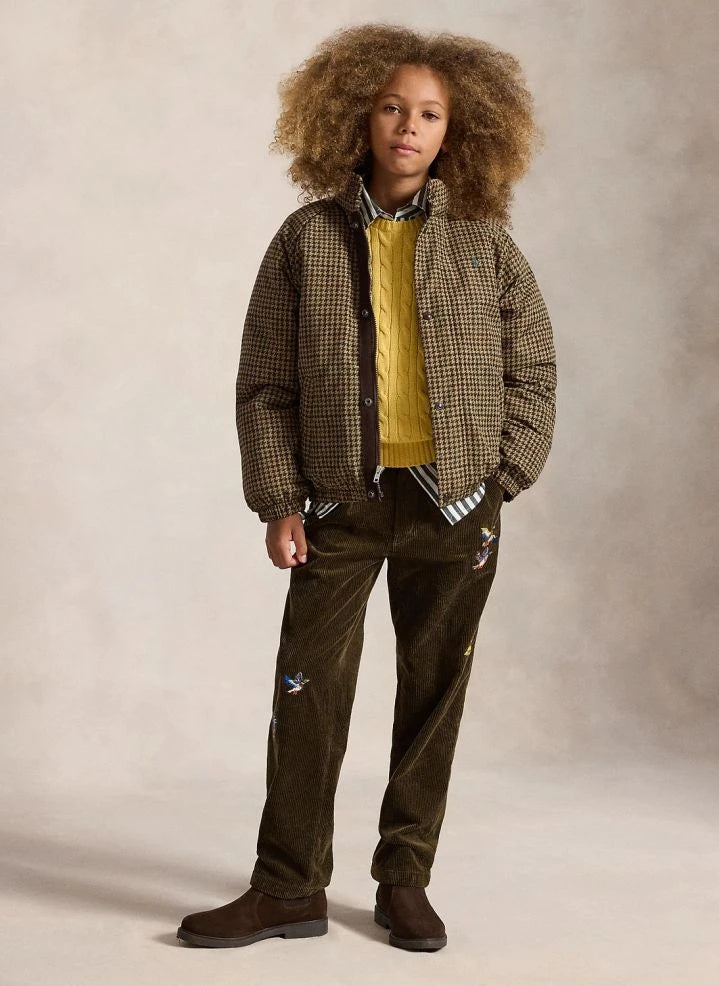Ralph Lauren - Checked Bomber | Brown