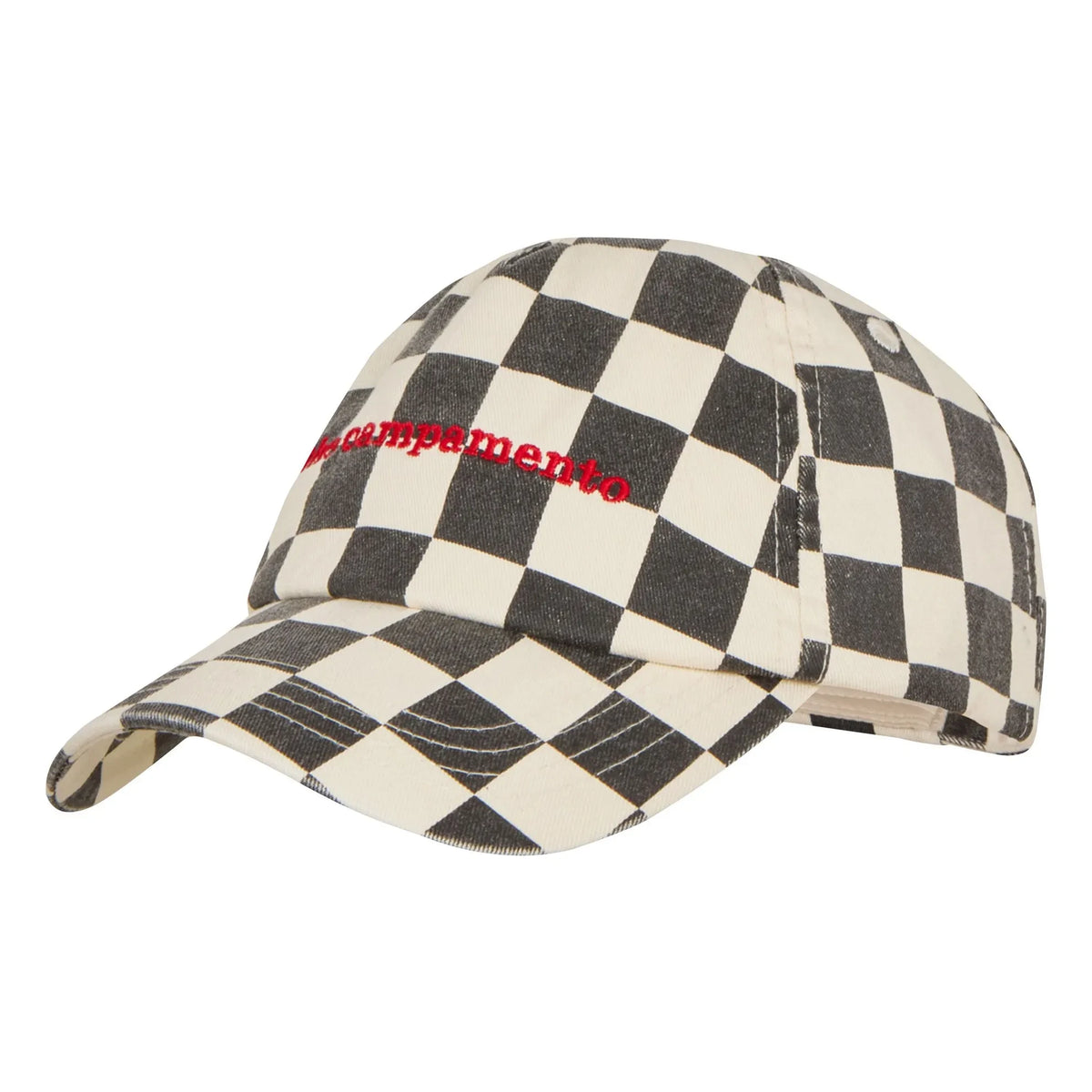The Campamento - Damier Hat | Ecru