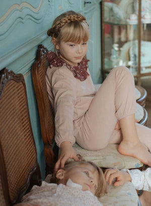Risu Risu - Pierrot Organic Cotton Pajamas | Pink