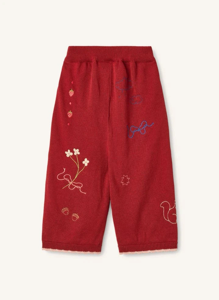 Flöss - Agnes Knit Pants | Red