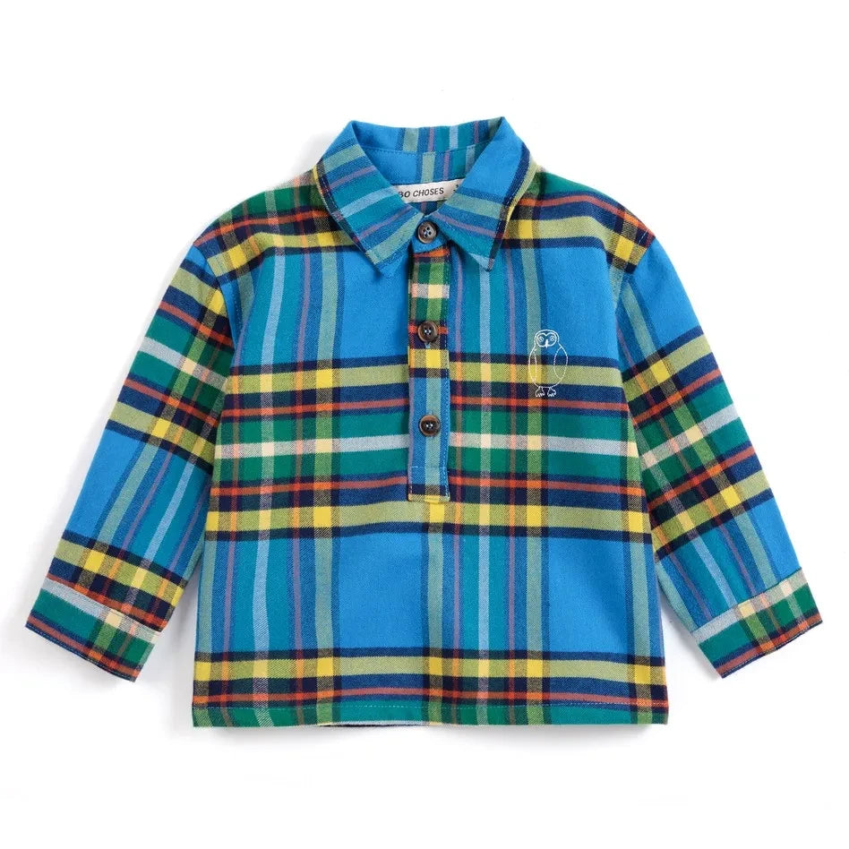 Bobo Choses - Blue Check Shirt