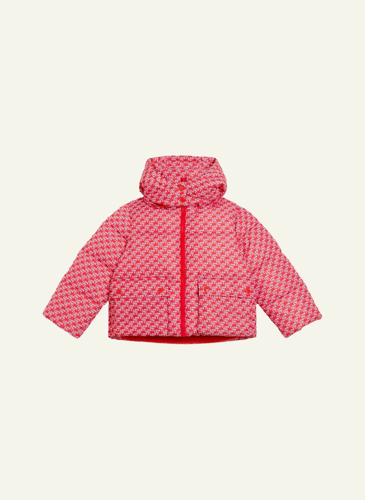 Stella McCartney Kids - Doudoune I Love You | Red