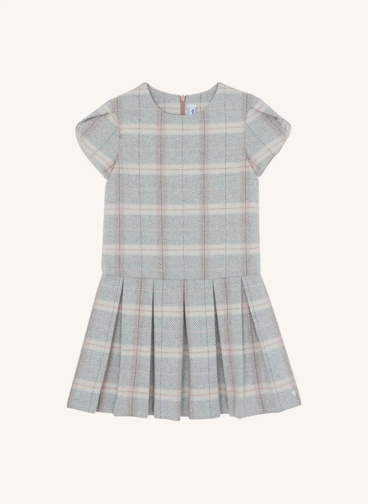 Tartine et Chocolat - Carreaux Dress | Ecru