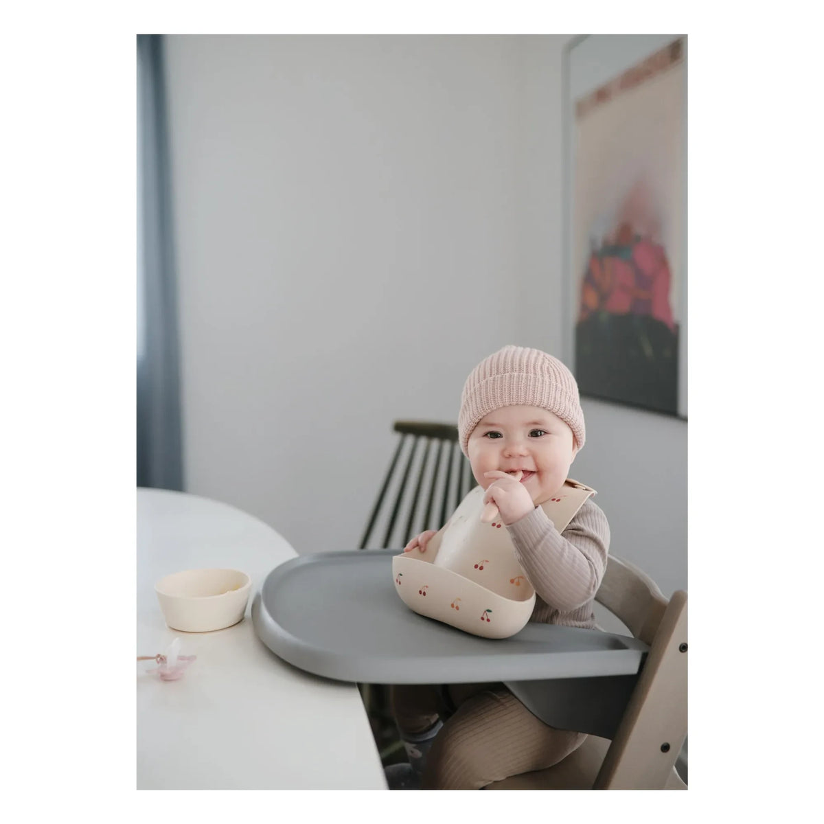 Mushie - Silicone baby spoons | Blush