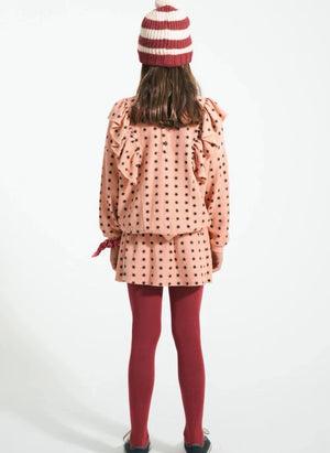 Piupiuchick - Striped Wool Beanie | Burgundy